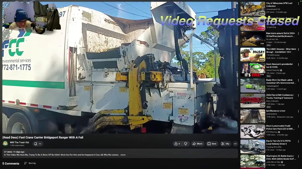 Trashman Matt Live: Reaction livestream