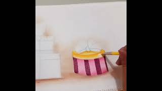 Pintura en Tela / Pintando una Caja de Regalo 🎁 🖌🎨