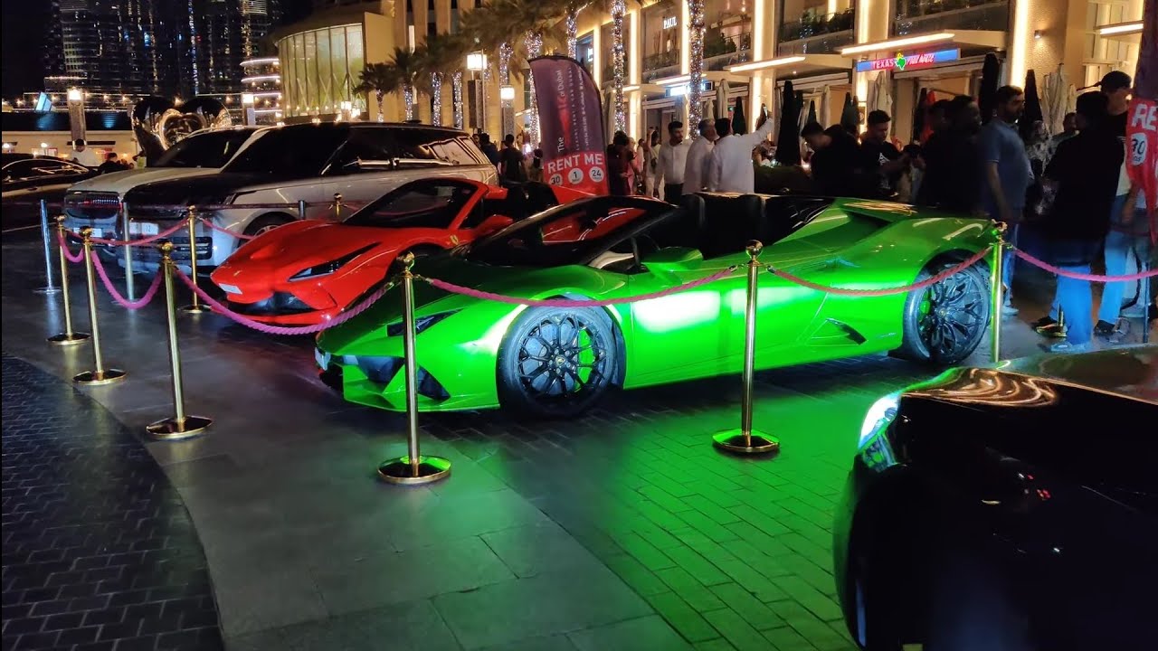 Dubai Downtown Car spotting Part 2 YouTube