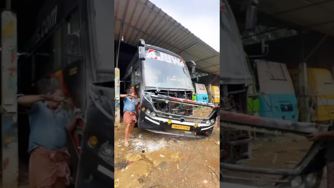 AJUWA Bus Body Repair Service archana bodyworks perumbavoor Allapara 