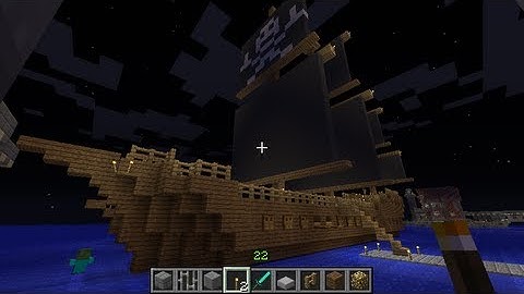 How to build a Pirate ship in Minecraft - part 1