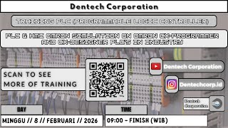 Training PLC PLC & HMI OMRON Simulation on Omron CX-Programmer and CX-Designer