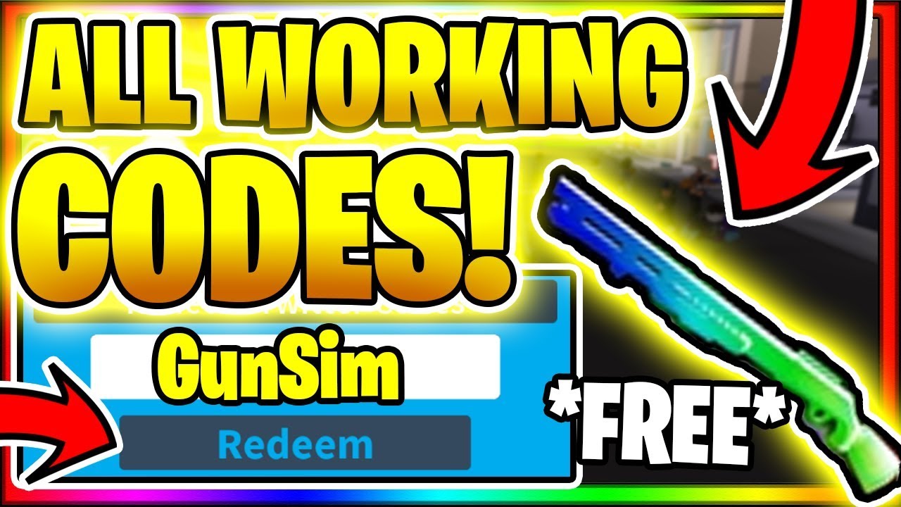  ALL NEW SECRET OP WORKING CODES Roblox Gun Simulator YouTube