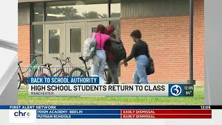 High school students return to class