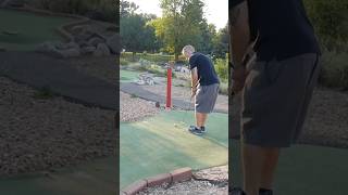 The Best Shots Ever Caught On Camera 🤯 #golf #minigolfing #minigolf #holeinone