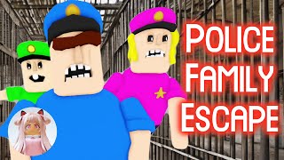 Police Family Escape (SCARY OBBY) - Roblox Obby Gameplay Walkthrough No Death [4K]