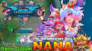 Download lagu Stardust Dreamer Nana New EPIC Skin Gameplay - Top Global Nana by Nana Gajah - Mobile Legends