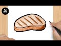 #681 How to Draw a Beef Steak - Easy Drawing Tutorial