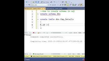 How to Create a Schema in SQL