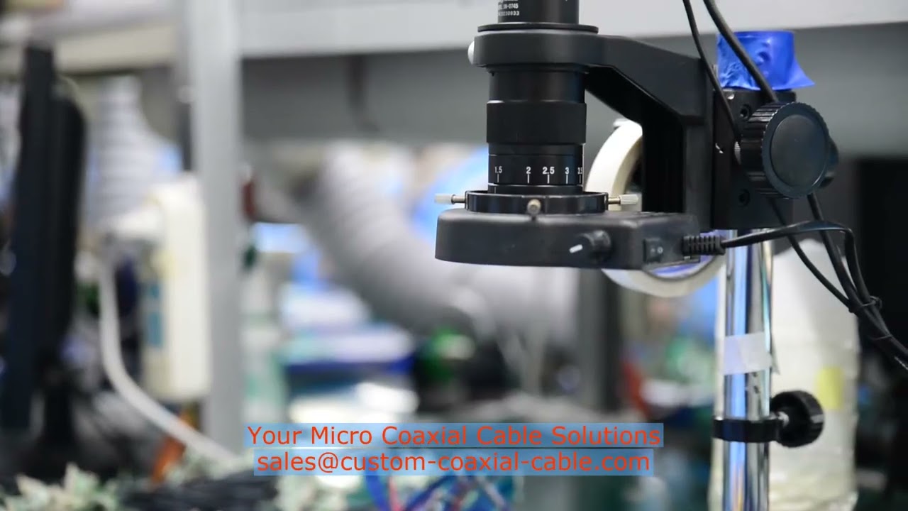 Watch 40P 45P FPC Micro Coaxial Cable Assemblies For Camera Service Company Professional Factory Cra