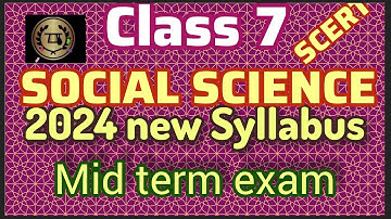 class 7 mid term question paper 2024 social science with solution #scert
