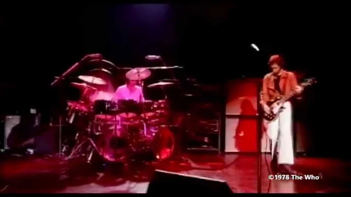 The Who at Shepperton Studios on 25 May 1978