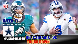 Download Lagu Philadelphia Eagles Vs. Dallas Cowboys | Week 12 - Game Highlights | NFL 2025 MP3