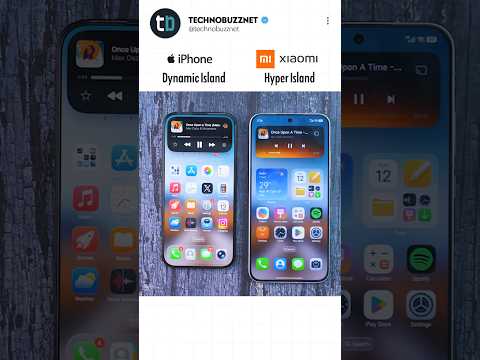iPhone Dynamic Island vs Xiaomi Hyper Island — the animation battle begins! 🍿