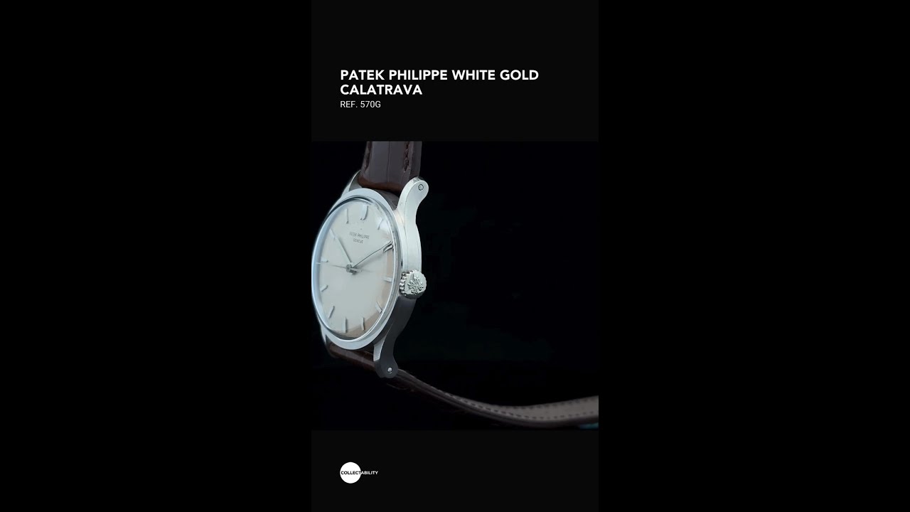 Ref. 570. It is the ultimate expression of the classic Calatrava. Available now! 