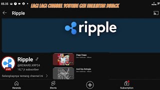 Channel Youtube Gen Halilintar dihack Kembali oleh Crypto Ripple (😢😢😭)