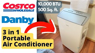 Costco Danby Portable Air Conditioner 3 in 1 - 10,000 BTU - Dual Hose - Wifi