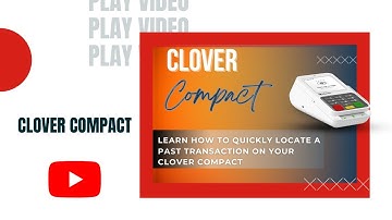 Clover Compact POS | How to Find Past Transactions on Clover Compact | Payment Processing | Clover |
