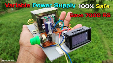 All In One Variable Power Supply With 100% Safety Features || How To Make Variable Power Supply #diy