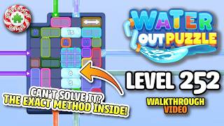 Water Out Puzzle - Level 252 Walkthrough Solution