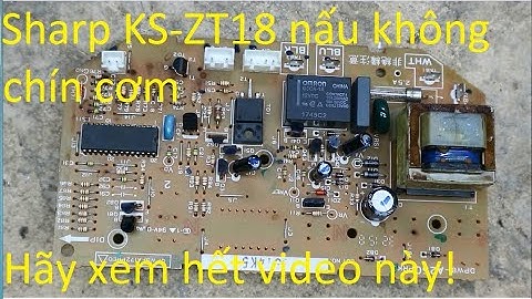Nồi Sharp nấu không chín cơm:Hãy xem hết video này!