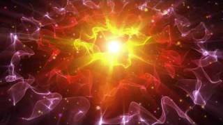 Abstract Fiery Waves Background