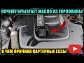 ПОЧЕМУ БРЫЗГАЕТ МАСЛО ИЗ МАСЛОЗАЛИВНОЙ ГОРЛОВИНЫ , В ЧЕМ ПРИЧИНА ? КАРТЕРНЫЕ ГАЗЫ.