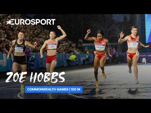 Women's 100m Final | Zoe Hobbs wins Commonwealth Games gold in 10.93