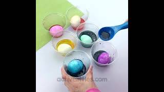 How to make Marbleized eggs Decorating Oil and Food Coloring recipe DIY Profile