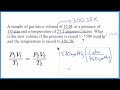 Gas Law Concepts and Calculations