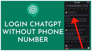 ChatGPT Login | How To Login Chat GPT Without Phone Number (Step By Step)