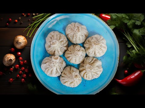 Великолепные хинкали с грибами!