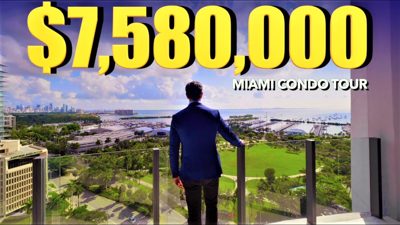 Miami Condo Tour 4K  | $7.5 Million Dollar Florida Condo   | Oceanfront | Peter J Ancona- Vlog #58