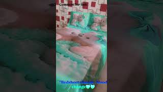 Soft vibes only💖💖 Double bedsheet only ₹460 (₹10 discount for my viewer)@Meesho COMMENT FOR LINK