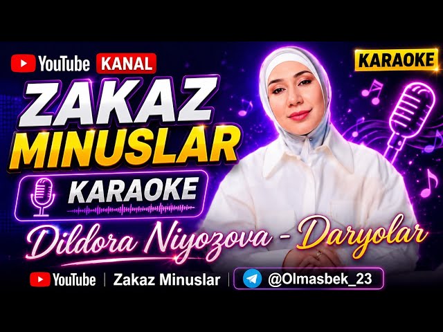 Dildora Niyozova - Daryolar | Karaoke Minus