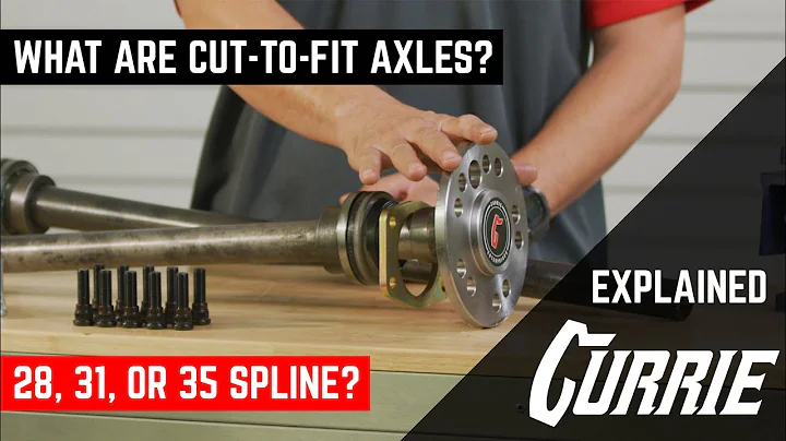 WHAT ARE CUT-TO-FIT AXLES? | EXPLAINED