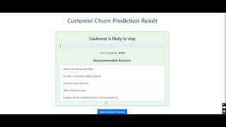AI-Powered Customer Churn Prediction Web App | Flask + XGBoost | Final Year Project with Source Code