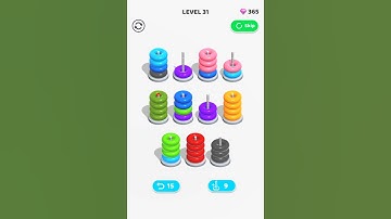 Colour Hoop Stack level 31#games