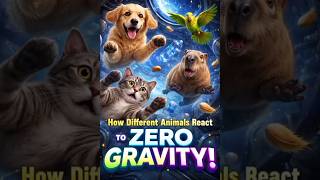 🚀 How Different Animals React to Zero Gravity#animals