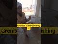 Granite Step Polishing Process #construction #granite #tiles #shorts