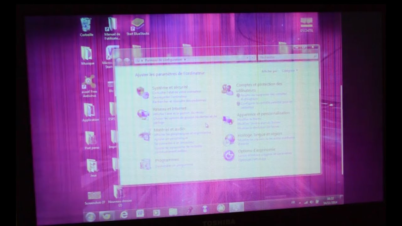 Rayures Verticales Bandes Sur écran Résolution Du Problème