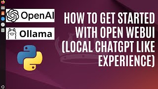How To Host A Local ChatGPT Like Experience Locally | Ollama | Open WebUI | RAG | Python