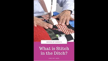 Stitch in the Ditch Foot