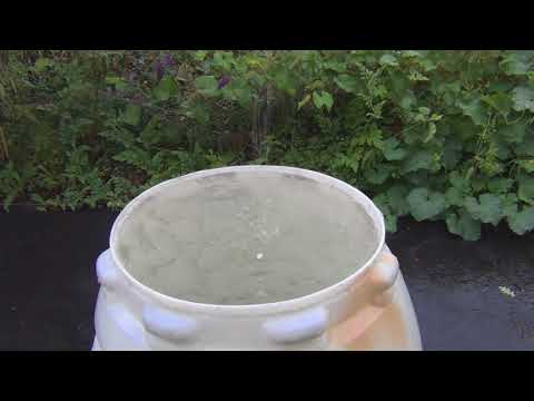 ASMR Rainy Day Water Barrel sounds for sleep I White Noise