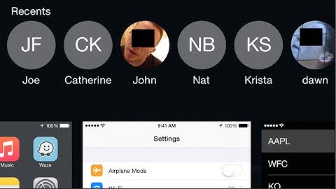 iPhone 6 / 6S Plus TIPS & TRICKS - Remove Favorite / Recent Contacts from Multitasking Screen