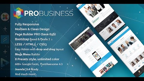 ProBusiness | Multi-Purpose Joomla Template