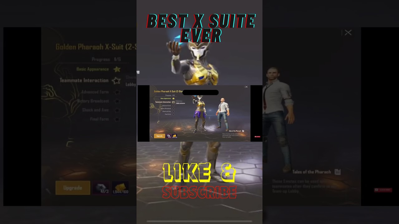 Best x suite in pubg mobile #pubgmobile #pubg