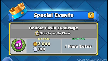 CLASH ROYALE: DOUBLE ELIXIR CHALLENGE. FROM TWO LOST TO.....