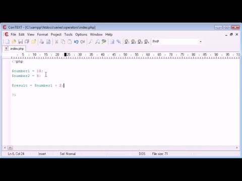 Beginner PHP Tutorial   20   Assignment Operators