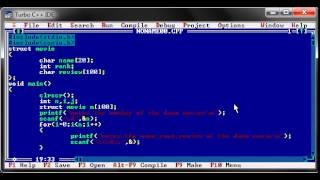 38. array of structure variable (C programming tutorial part: 38/42)